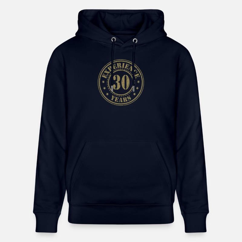 30 ans d’expérience - Sweat à capuche bio CRUISER Stanley/Stella Unisexe - marine