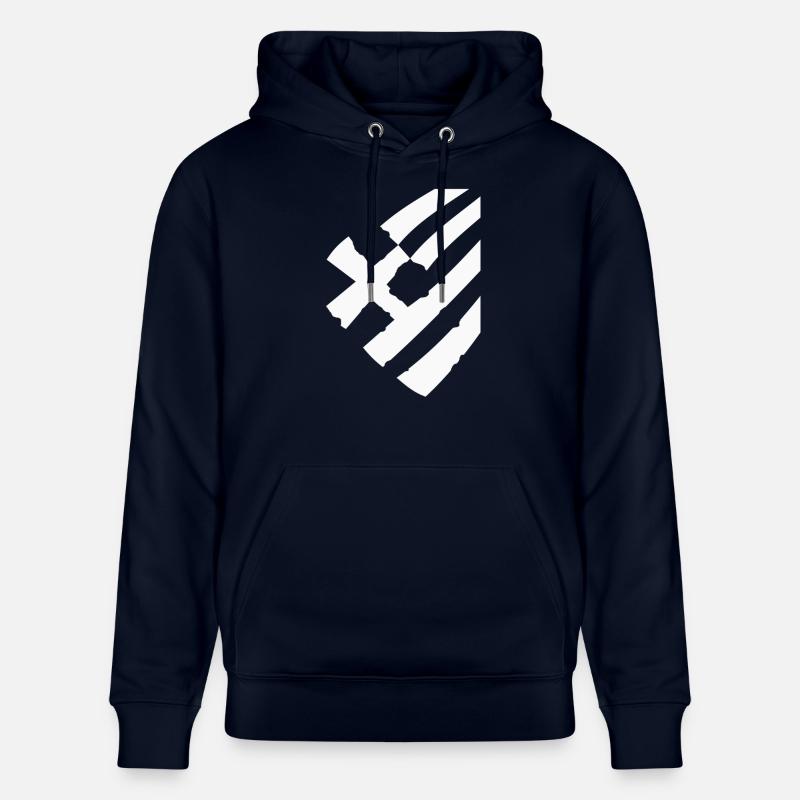 drapeau de la grèce - Sweat à capuche bio CRUISER Stanley/Stella Unisexe - marine