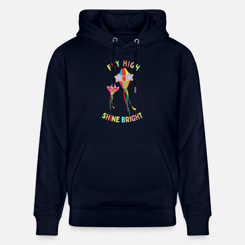 FLY HIGH SHINE PRIDE - Sweat à capuche bio CRUISER Stanley/Stella Unisexe - marine