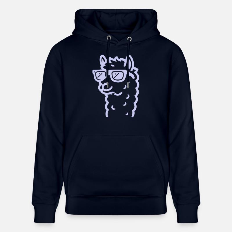 Lunettes de soleil Lama - Sweat à capuche bio CRUISER Stanley/Stella Unisexe - marine