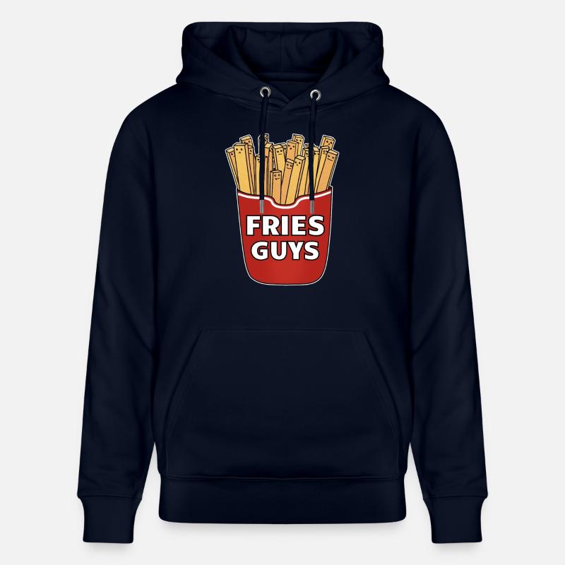 FRITES LES GARS - Sweat à capuche bio CRUISER Stanley/Stella Unisexe - marine