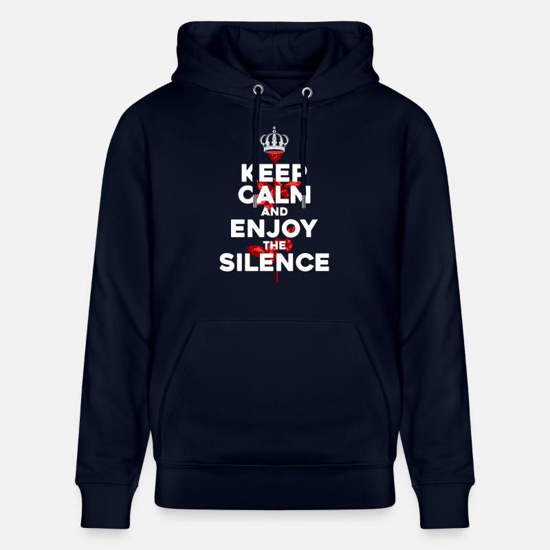 Graphique Keep Calm - Sweat à capuche bio CRUISER Stanley/Stella Unisexe - marine