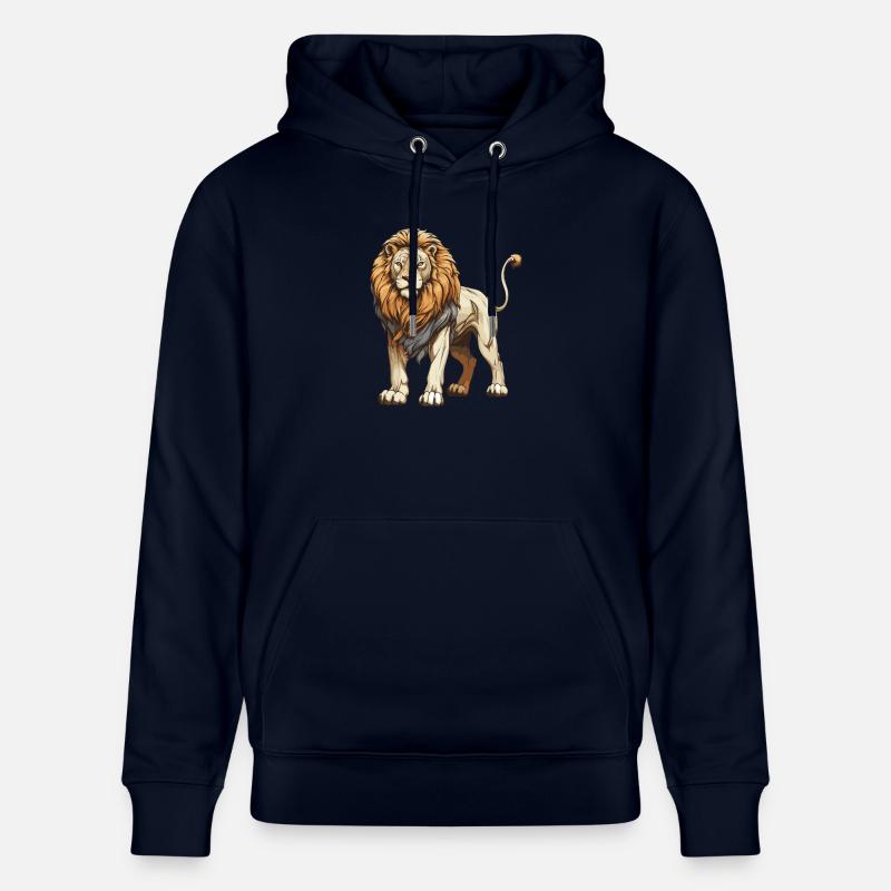 Lion Animal - Sweat à capuche bio CRUISER Stanley/Stella Unisexe - marine