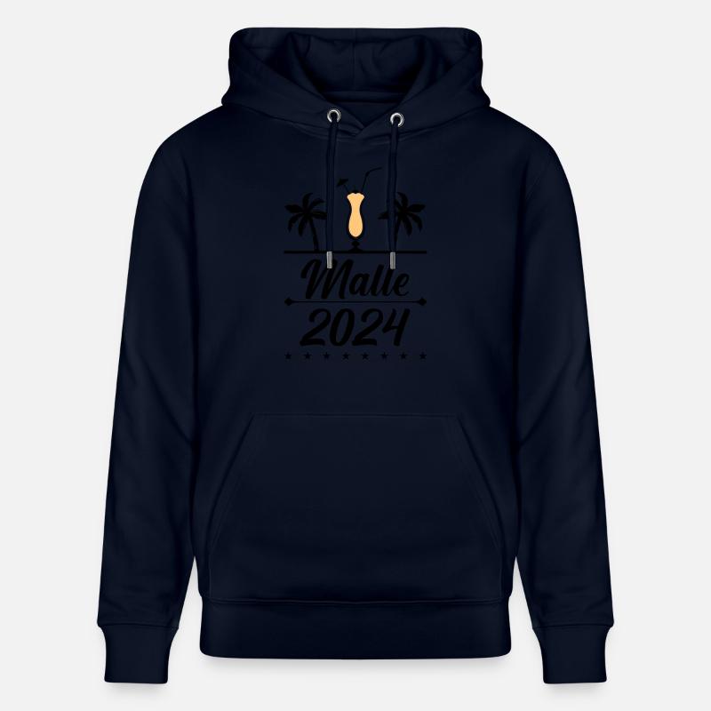 MALLE 2024 - Sweat à capuche bio CRUISER Stanley/Stella Unisexe - marine