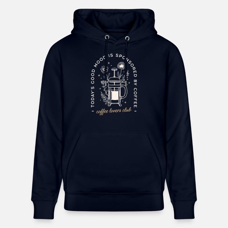 Citation café de spécialité humour - Sweat à capuche bio CRUISER Stanley/Stella Unisexe - marine