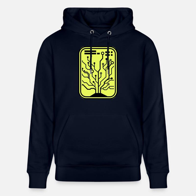 Micro-puce - Sweat à capuche bio CRUISER Stanley/Stella Unisexe - marine