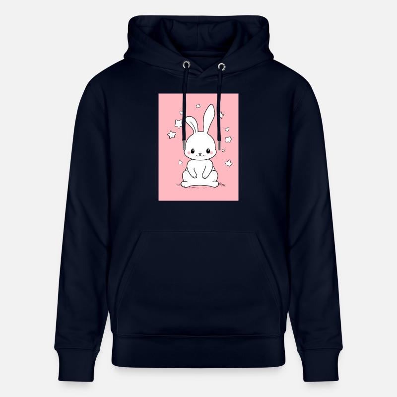 Le petit lapin Whit - Sweat à capuche bio CRUISER Stanley/Stella Unisexe - marine