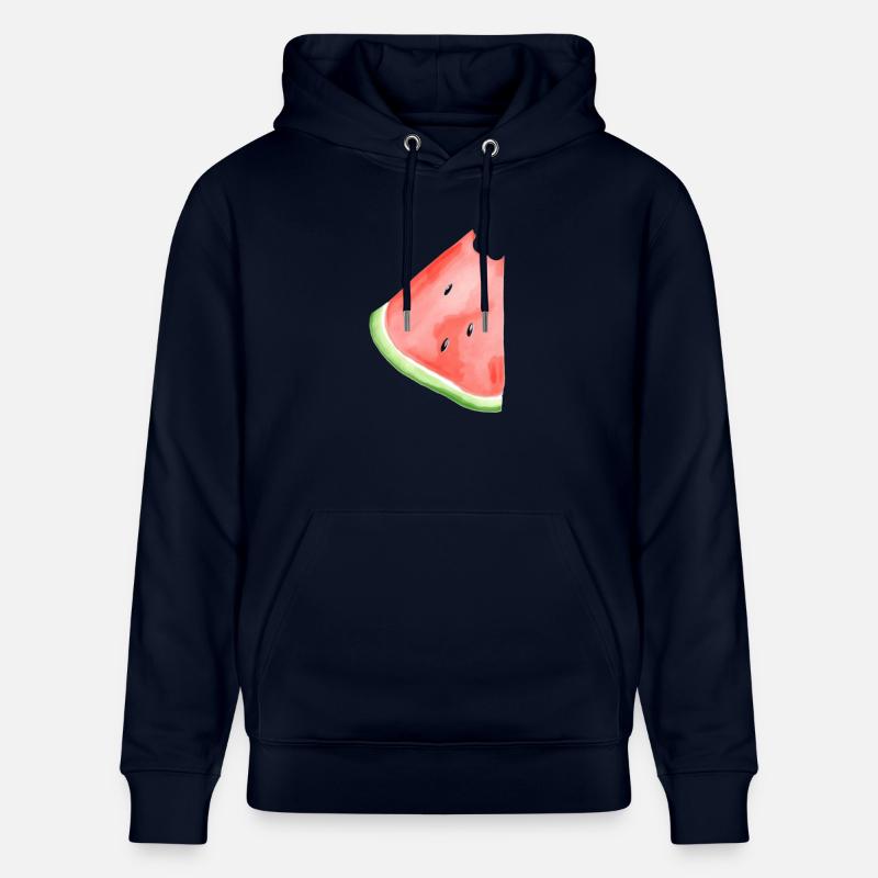 Bemalte Wassermelone - Stanley/Stella Unisex Bio-Hoodie CRUISER  - Navy