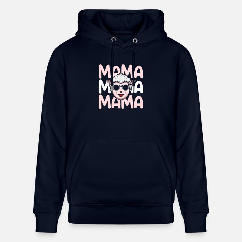 Schaf Mama Mutter Schafe - Stanley/Stella Unisex Bio-Hoodie CRUISER  - Navy