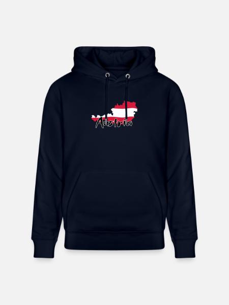 Austria - Stanley/Stella CRUISER Unisex Organic Hoodie - navy