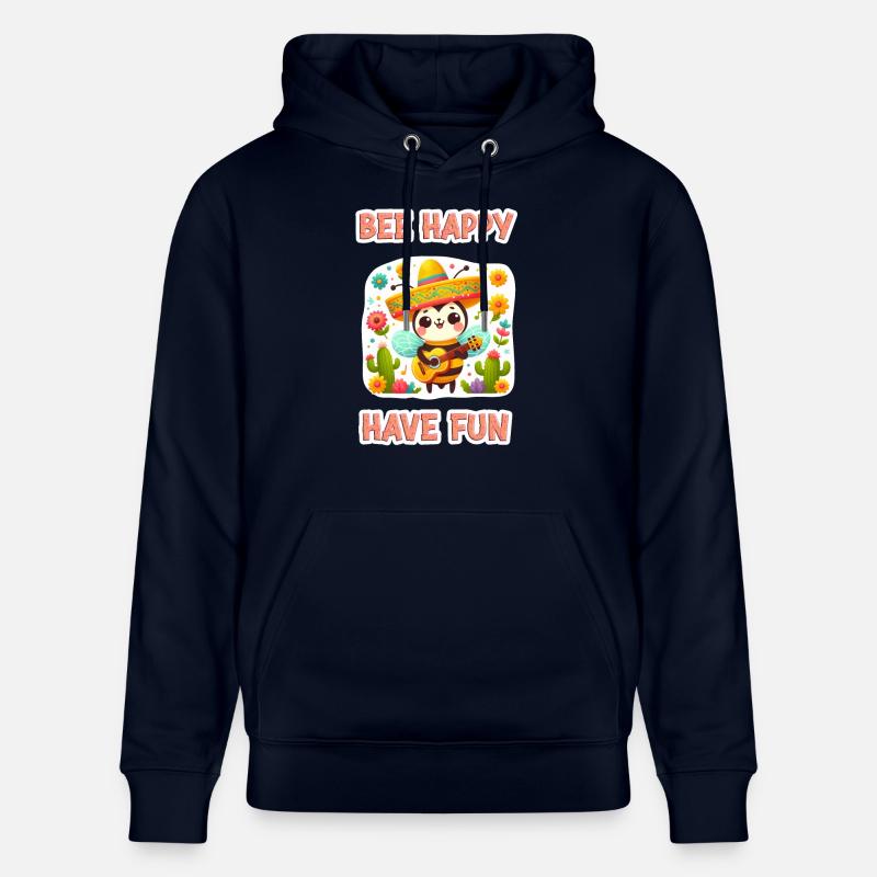 Bee Happy - Amusez-vous 7 - Sweat à capuche bio CRUISER Stanley/Stella Unisexe - marine