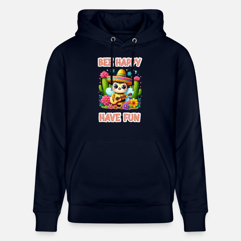 Bee Happy - Amusez-vous 2 - Sweat à capuche bio CRUISER Stanley/Stella Unisexe - marine
