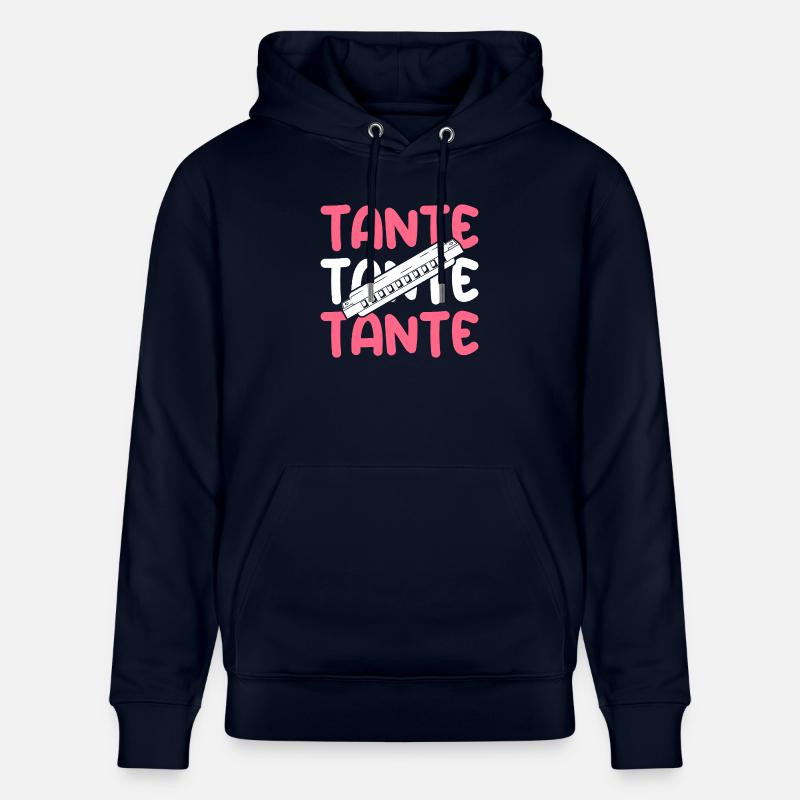 Harmonica Tante Harmonica - Sweat à capuche bio CRUISER Stanley/Stella Unisexe - marine