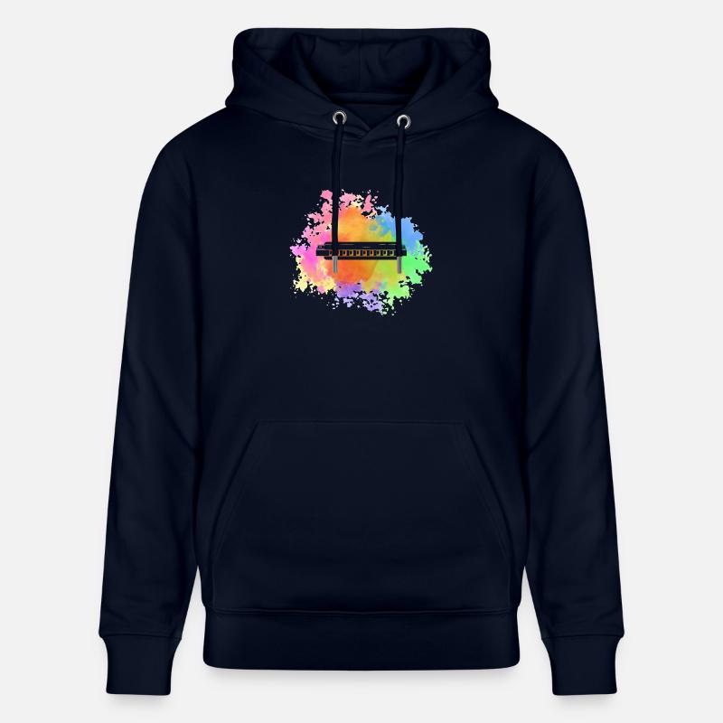 Harmonica Harmonica - Sweat à capuche bio CRUISER Stanley/Stella Unisexe - marine