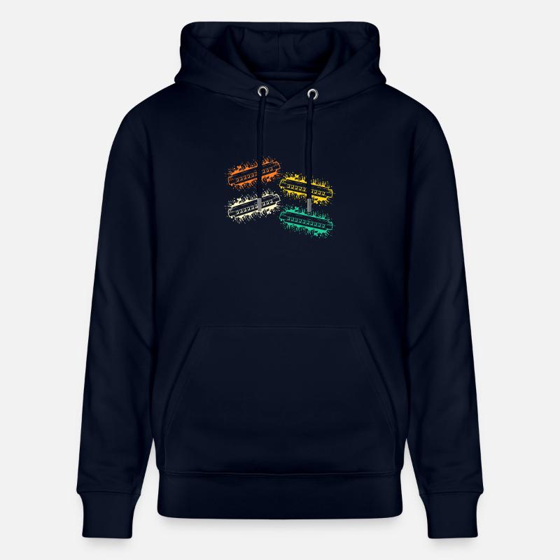 Harmonica Harmonica - Sweat à capuche bio CRUISER Stanley/Stella Unisexe - marine