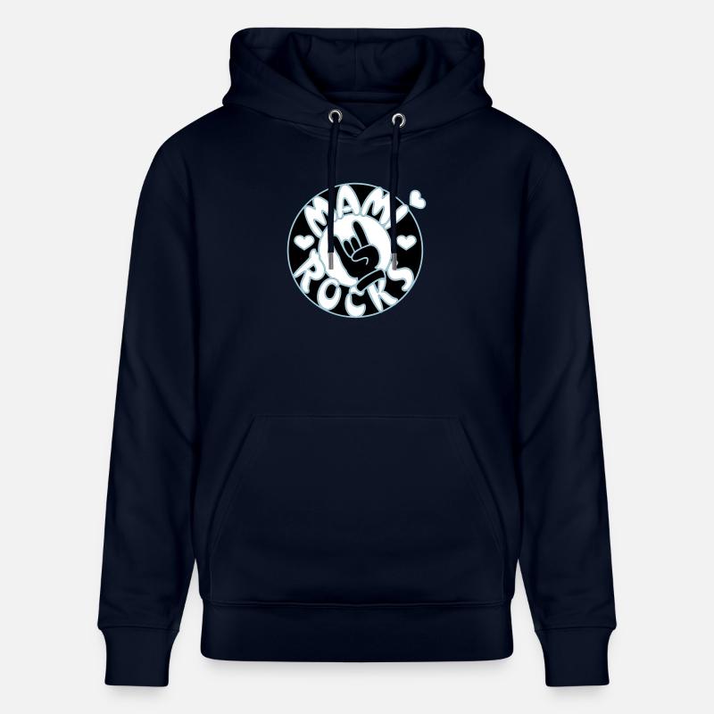 mami rocks (Kreis, 3c) - Stanley/Stella Unisex Bio-Hoodie CRUISER - Navy