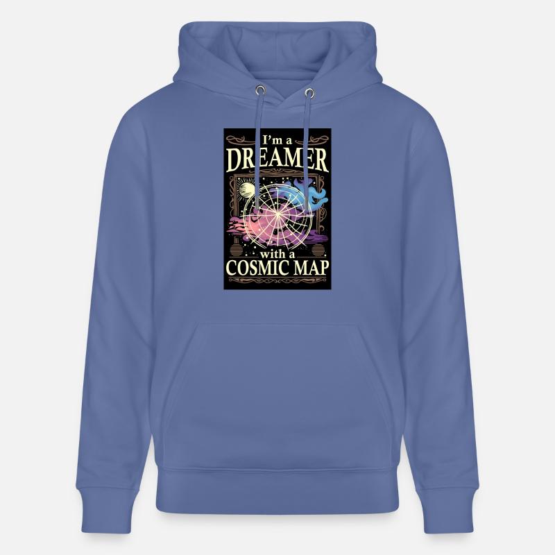 Ich bin ein Träumer - Stanley/Stella Unisex Bio-Hoodie CRUISER  - Blau