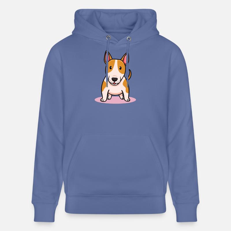 Bull Terrier (bande dessinée) - Sweat à capuche bio CRUISER Stanley/Stella Unisexe - bleu