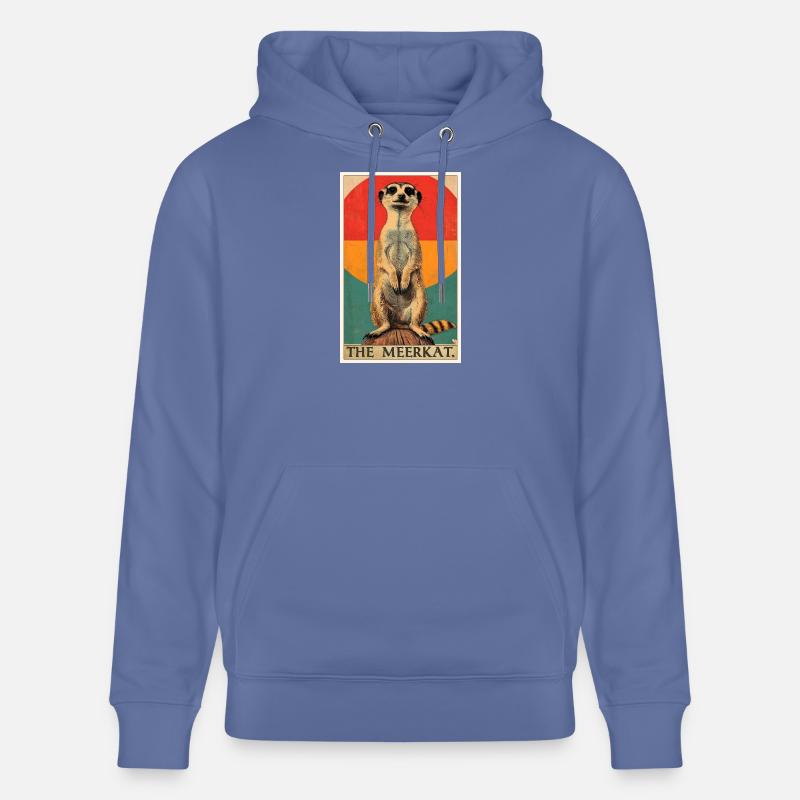 Suricate Erdmännchen - Sweat à capuche bio CRUISER Stanley/Stella Unisexe - bleu