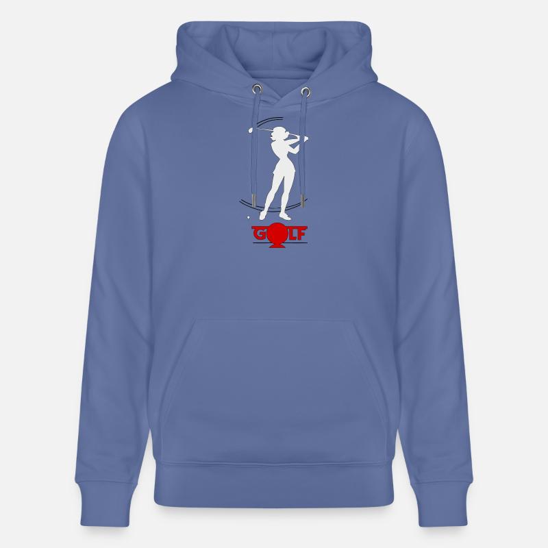 Golfeuse rétro - Sweat à capuche bio CRUISER Stanley/Stella Unisexe - bleu