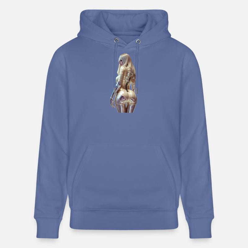 Cogito 01 (sans texte) - Sweat à capuche bio CRUISER Stanley/Stella Unisexe - bleu