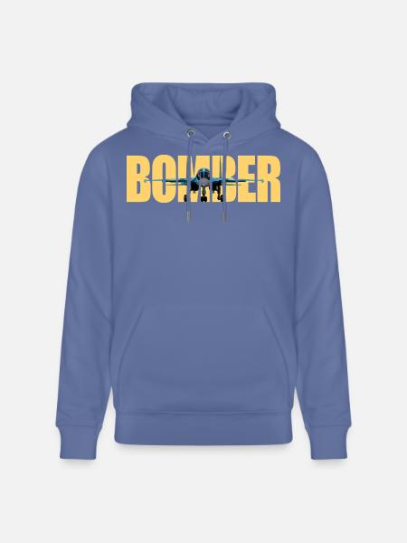 Bomber Su-34 - Stanley/Stella CRUISER Unisex Organic Hoodie - bright blue