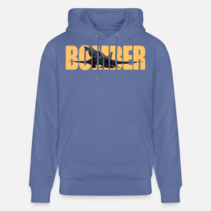 Bomber Tu-22 M3 - Stanley/Stella CRUISER Unisex Organic Hoodie - bright blue