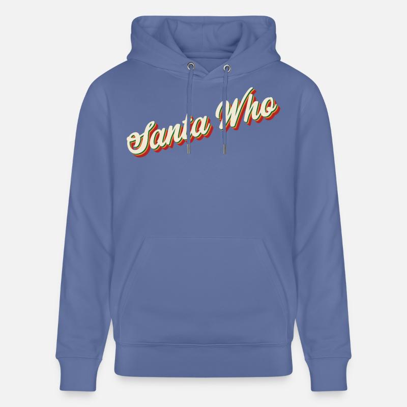 Design de Noël du Père Noël - Sweat à capuche bio CRUISER Stanley/Stella Unisexe - bleu