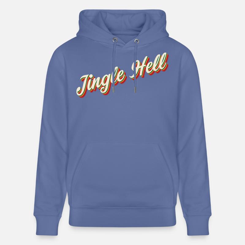 Jingle Hell Conception de Noël - Sweat à capuche bio CRUISER Stanley/Stella Unisexe - bleu