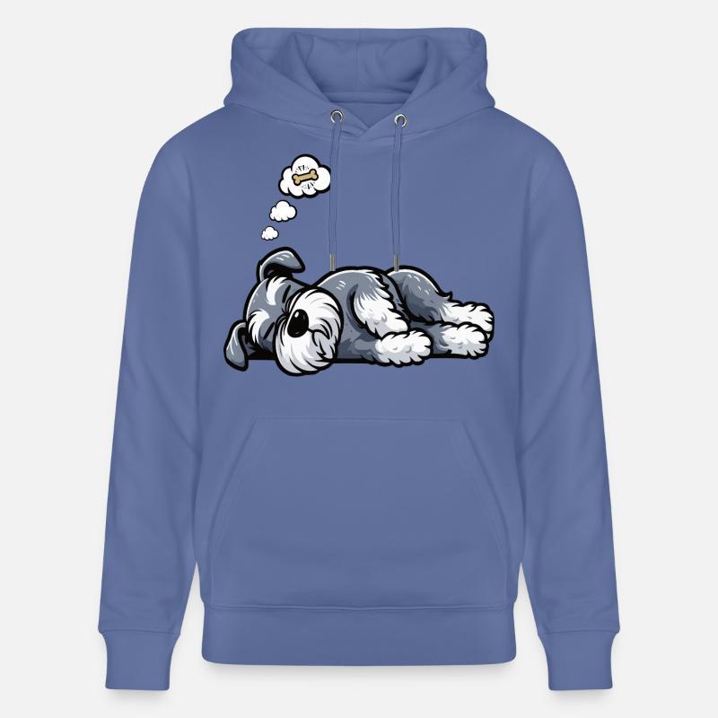 Schnauzer géant Schnauzer Propriétaire de Schnauzer - Sweat à capuche bio CRUISER Stanley/Stella Unisexe - bleu
