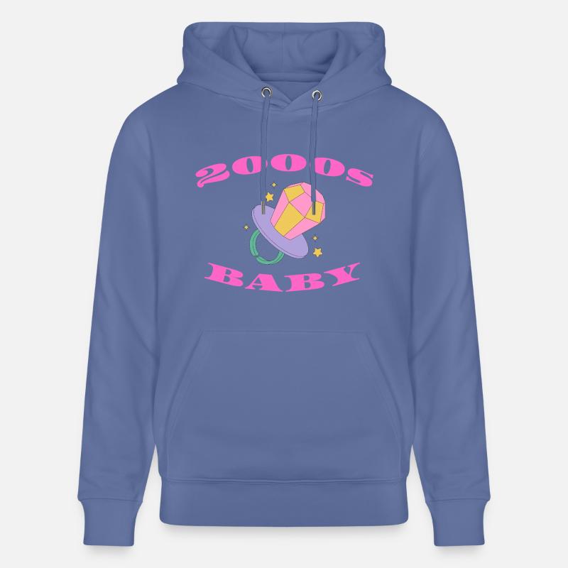 Bébé des années 2000 - Sweat à capuche bio CRUISER Stanley/Stella Unisexe - bleu