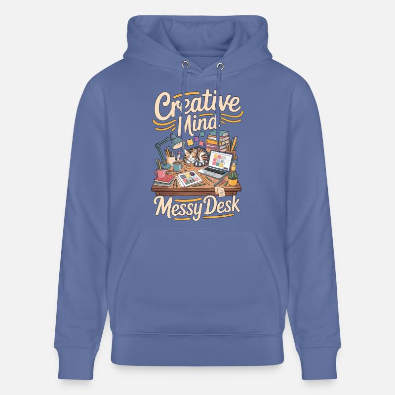 Graphic Designer Creative Mind Visual Designer - Sweat à capuche bio CRUISER Stanley/Stella Unisexe - bleu