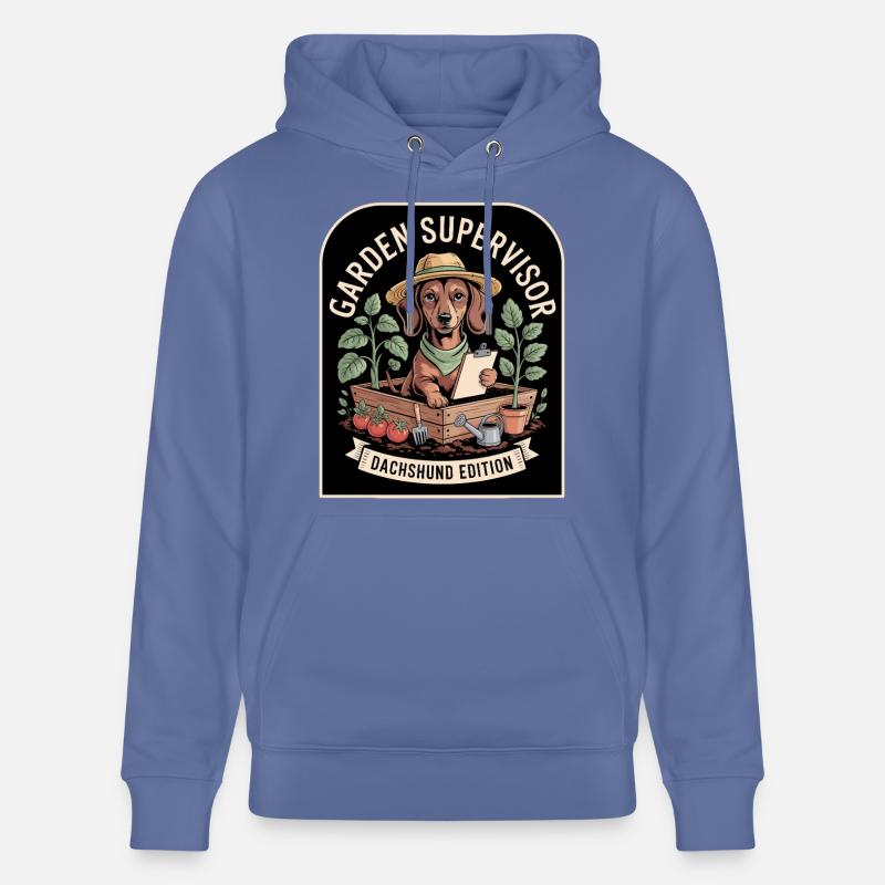 Teckel Jardinier - Sweat à capuche bio CRUISER Stanley/Stella Unisexe - bleu