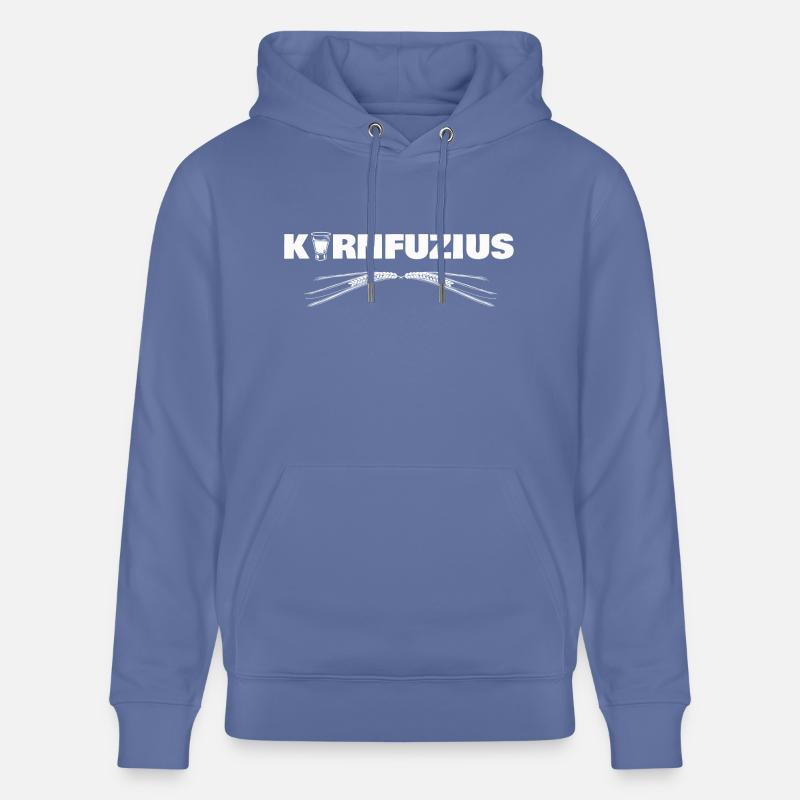 KORNfuzius blanc - Sweat à capuche bio CRUISER Stanley/Stella Unisexe - bleu