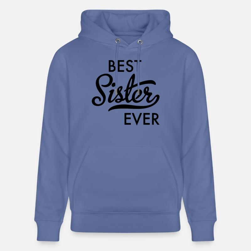 Meilleure soeur - Sweat à capuche bio CRUISER Stanley/Stella Unisexe - bleu