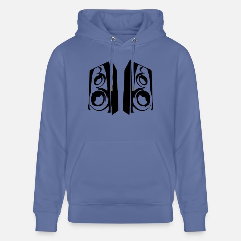 système de son juke-box - Sweat à capuche bio CRUISER Stanley/Stella Unisexe - bleu