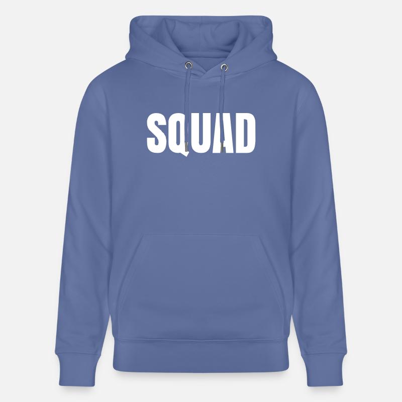 SQUAD | Idée de cadeau - Sweat à capuche bio CRUISER Stanley/Stella Unisexe - bleu