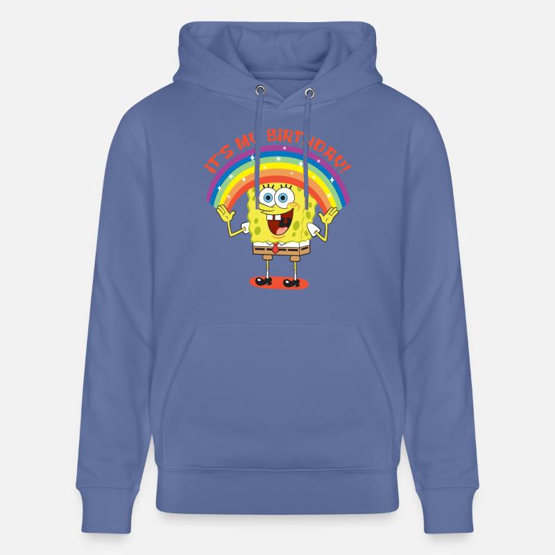 Bob l'Éponge Design d'Anniversaire - Sweat à capuche bio CRUISER Stanley/Stella Unisexe - bleu