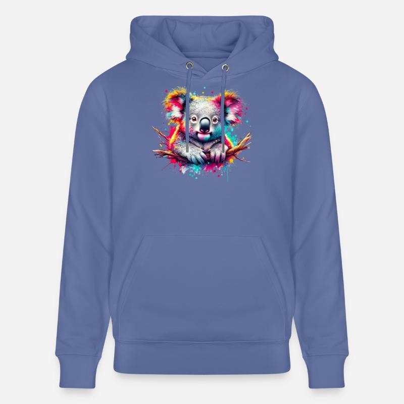 Koala - Sweat à capuche bio CRUISER Stanley/Stella Unisexe - bleu