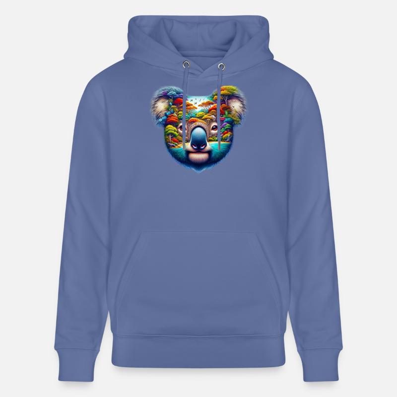 Koala - Sweat à capuche bio CRUISER Stanley/Stella Unisexe - bleu