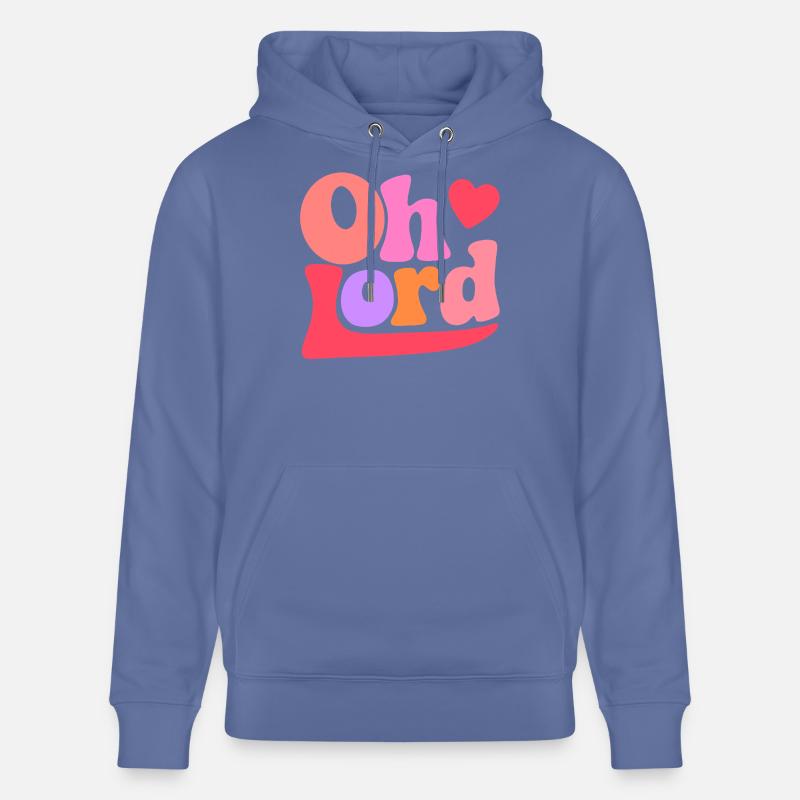 Oh Lord - Stanley/Stella Unisex Bio-Hoodie CRUISER  - Blau