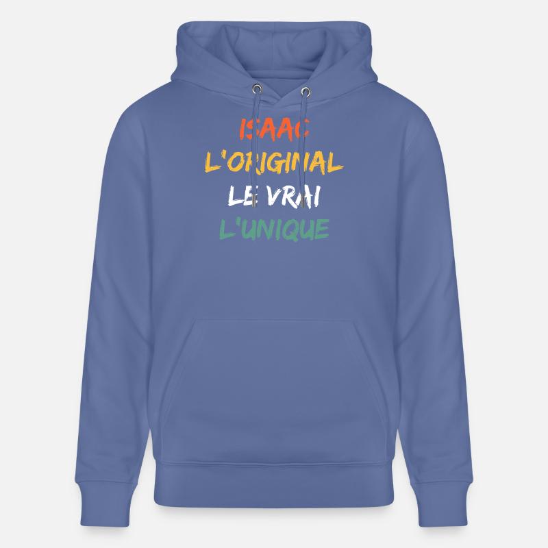Isaac Original Le Vrai L'Unique - Sweat à capuche bio CRUISER Stanley/Stella Unisexe - bleu