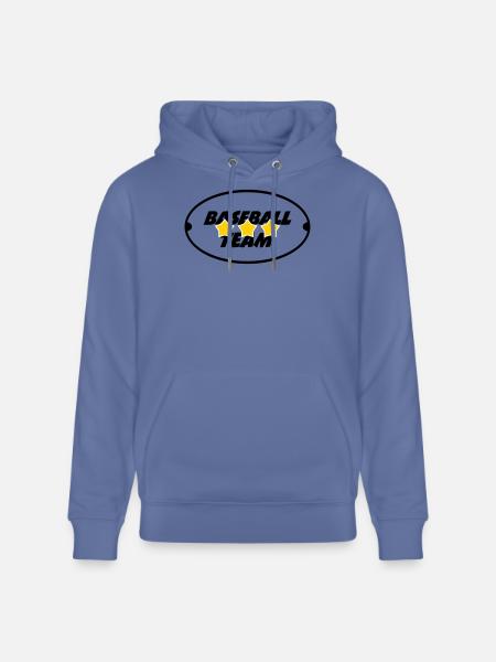 Baseball Team - Sport - Stanley/Stella CRUISER Unisex Organic Hoodie - bright blue