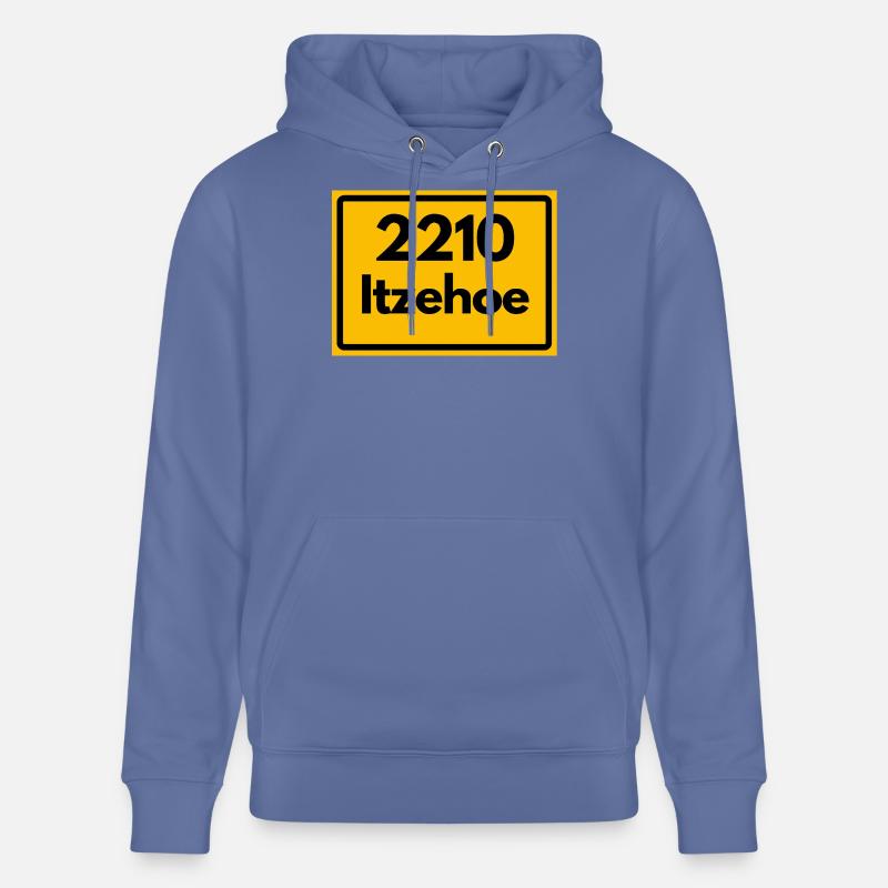OLD POSTCODE RETRO 2210 ITZHOE – FANS - Stanley/Stella CRUISER Unisex Organic Hoodie - bright blue