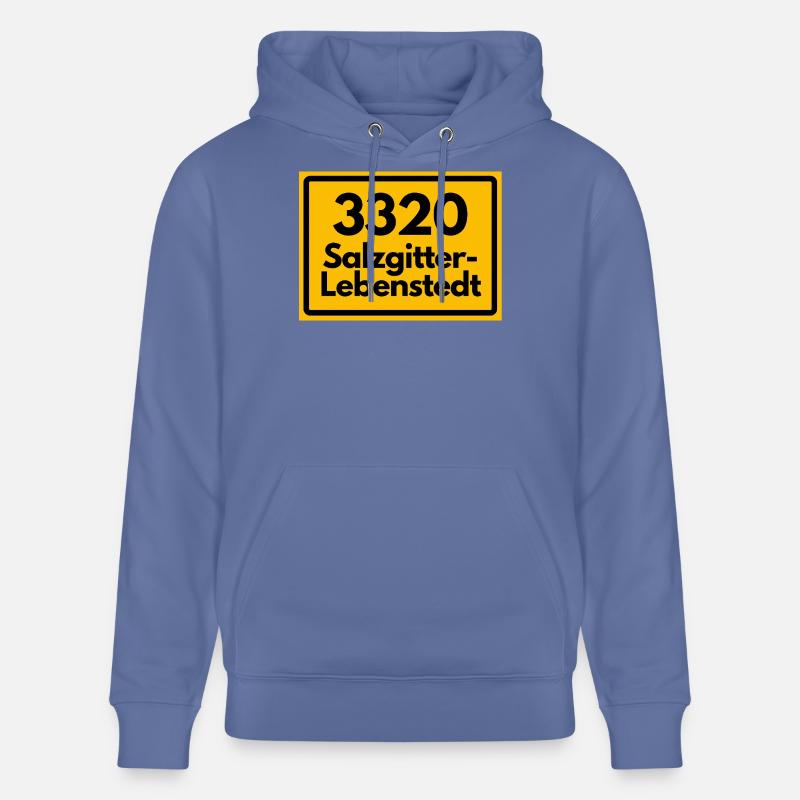 OLD POSTCODE POSTCODE RETRO 3320 SALZGITTER - Stanley/Stella CRUISER Unisex Organic Hoodie - bright blue