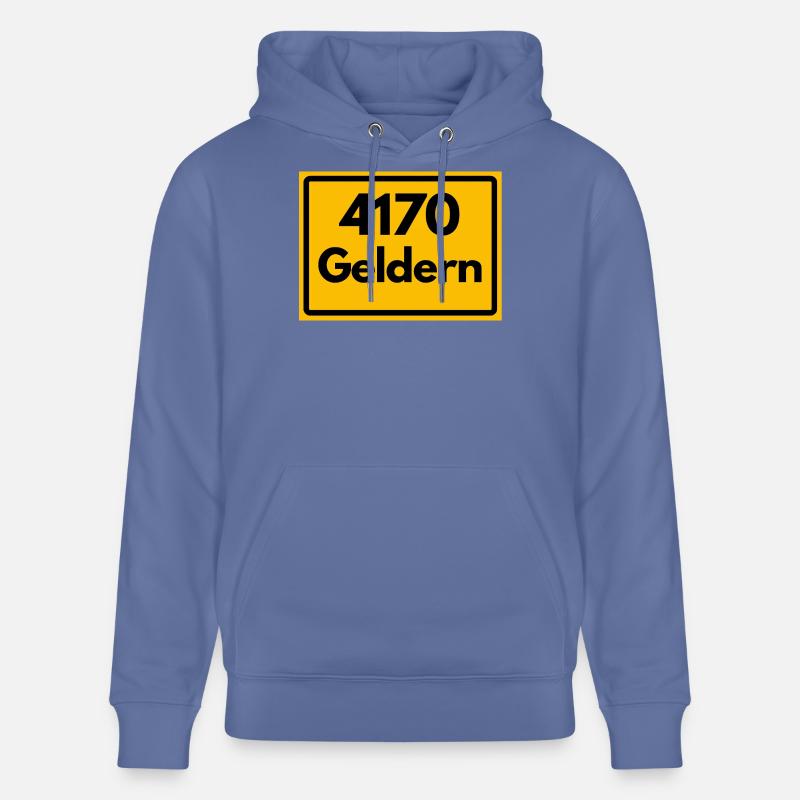 ANCIEN CODE POSTAL RÉTRO 4170 GELDERN - Sweat à capuche bio CRUISER Stanley/Stella Unisexe - bleu