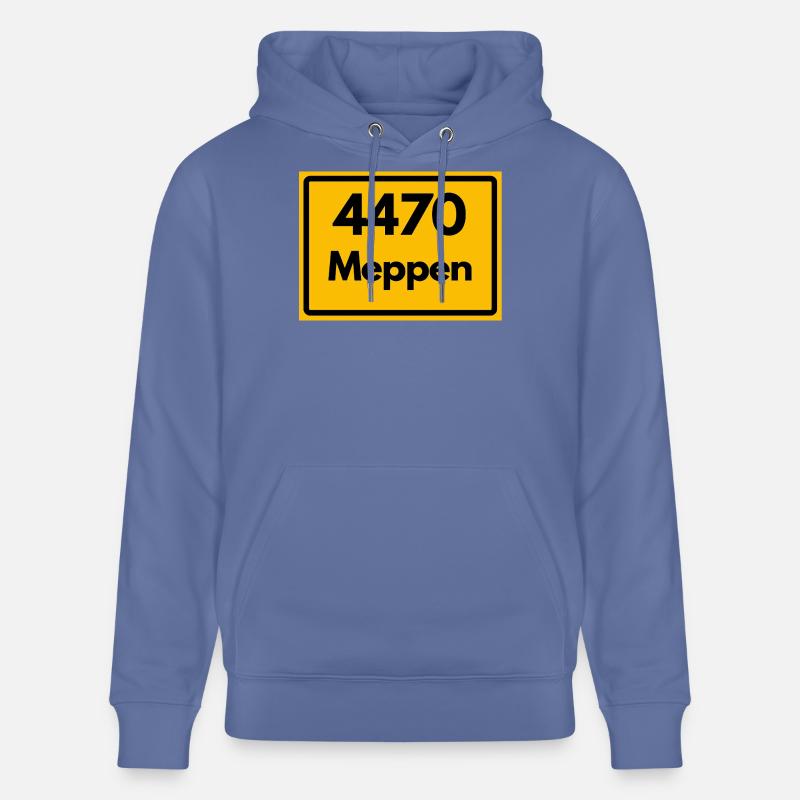 OLD POSTCODE POSTCODE RETRO 4470 MEPPEN - Stanley/Stella CRUISER Unisex Organic Hoodie - bright blue