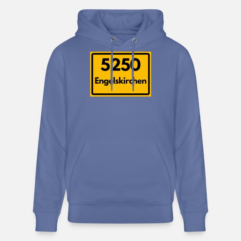 OLD POSTCODE POSTCODE RETRO 5250 ENGELSKIRCHEN - Stanley/Stella CRUISER Unisex Organic Hoodie - bright blue