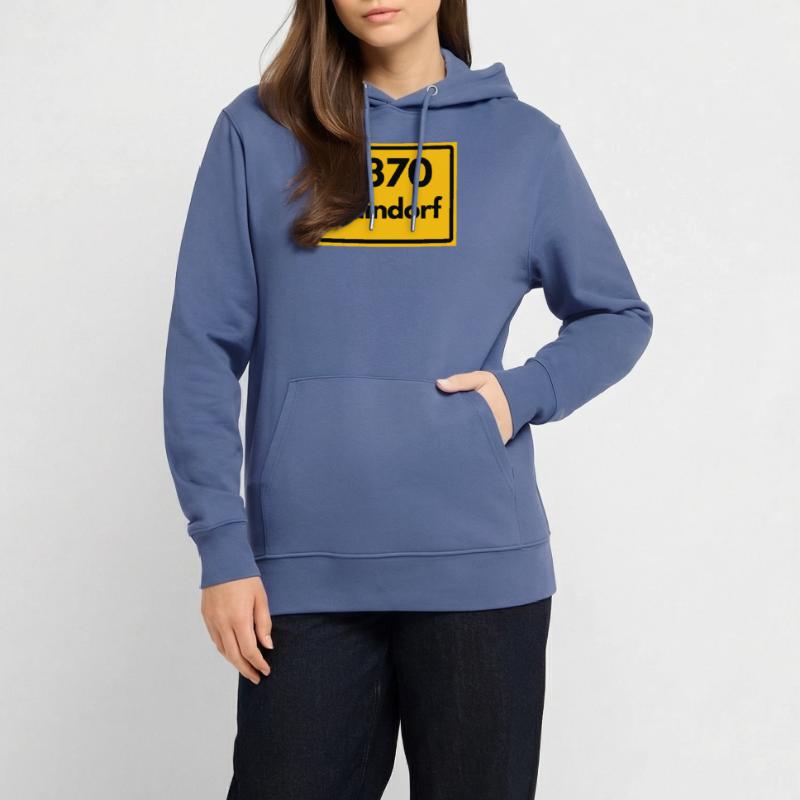 OLD POSTCODE POSTCODE RETRO 8370 RAINDORF HEIMATT Stanley/Stella CRUISER Unisex Organic Hoodie