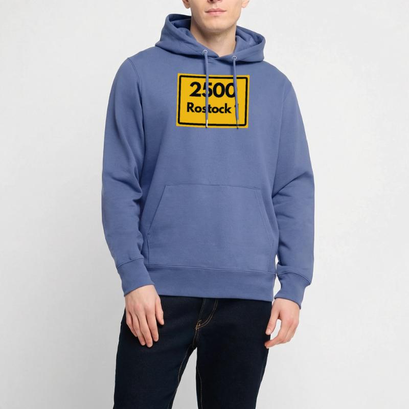 OLD POSTCODE POSTCODE RETRO 2500 ROSTOCK 1 HEIMAT Stanley/Stella CRUISER Unisex Organic Hoodie